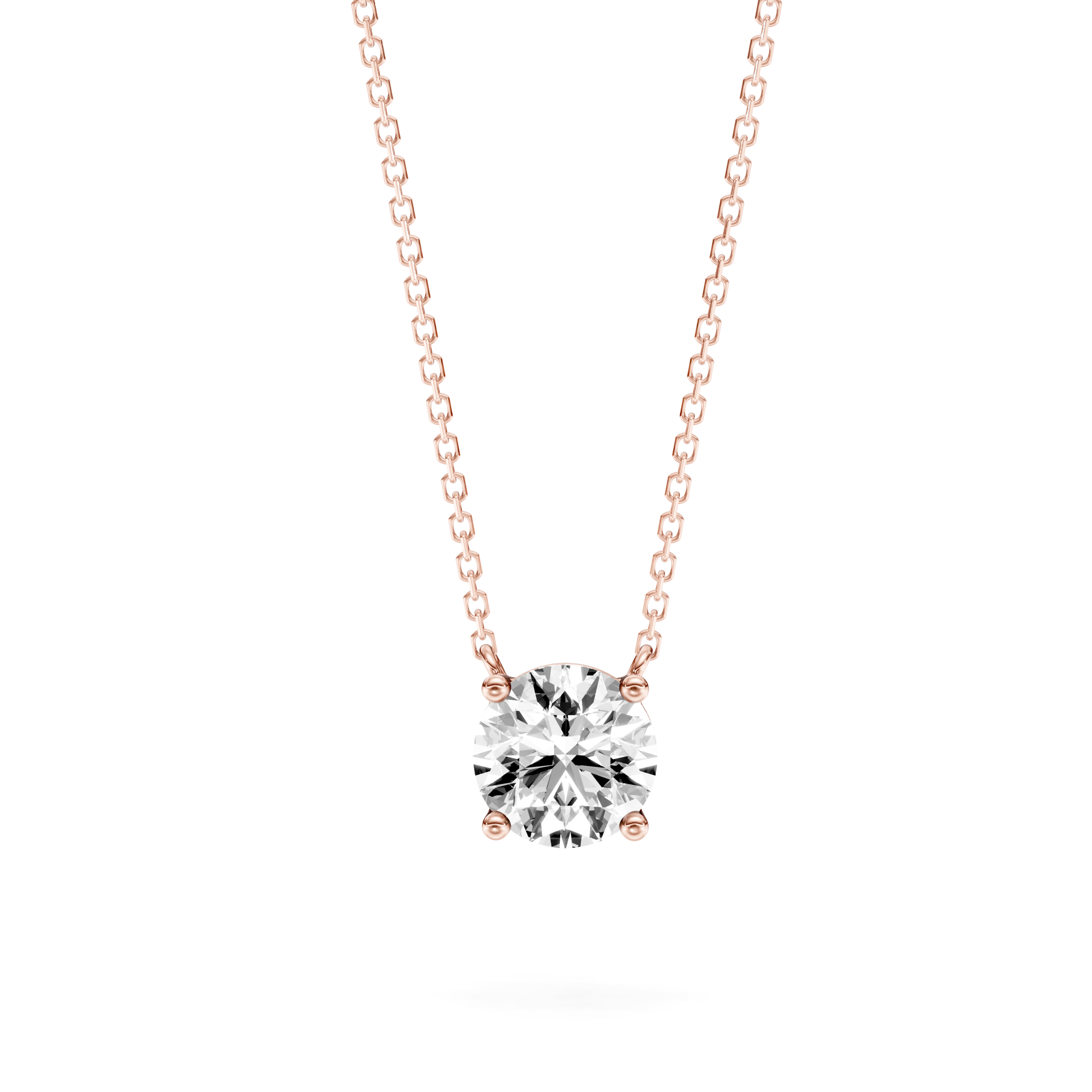 Solitaire Pendant - Round