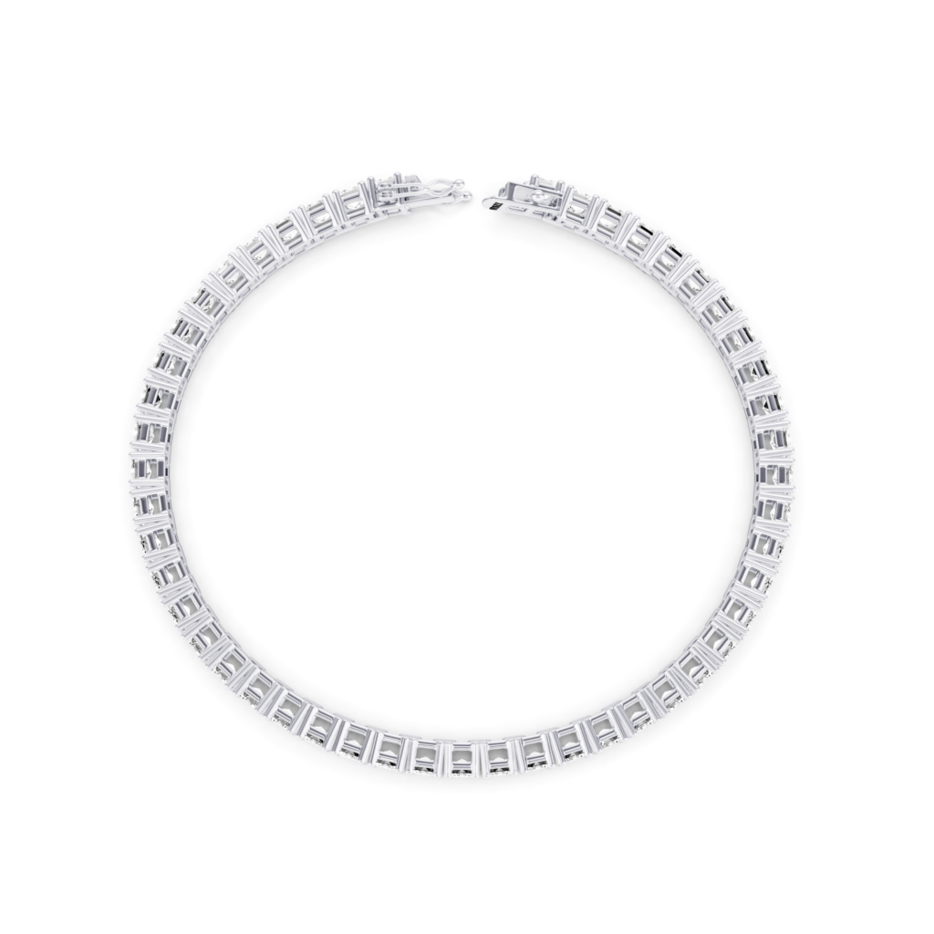 TENNIS BRACELET 10 CARAT EMERALD