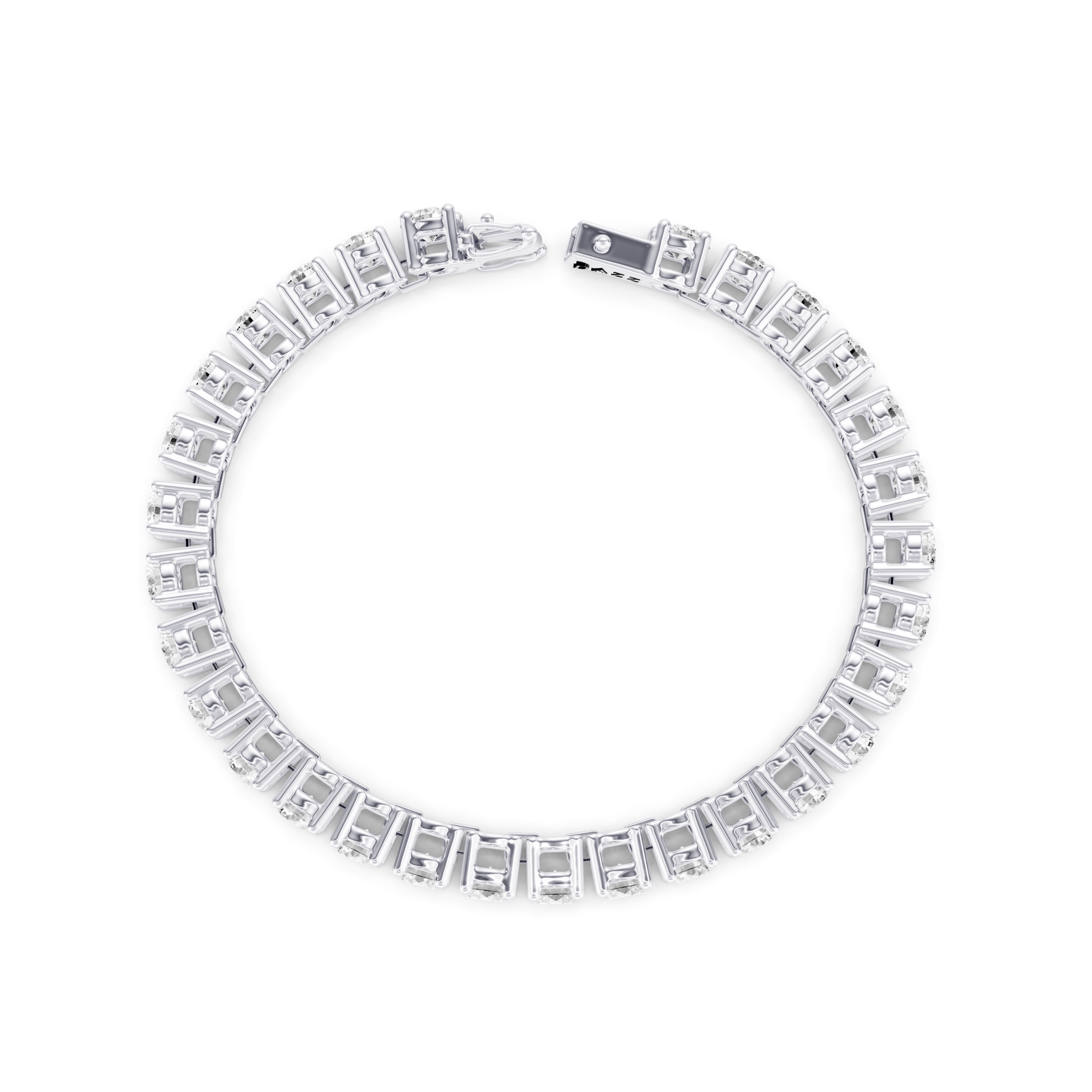 TENNIS BRACELET 8 CARAT ROUND