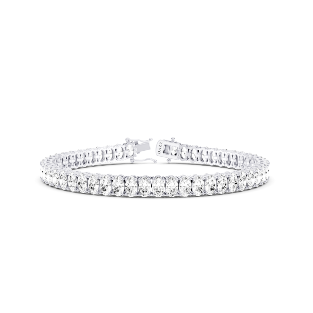 TENNIS BRACELET 15 CARAT OVAL
