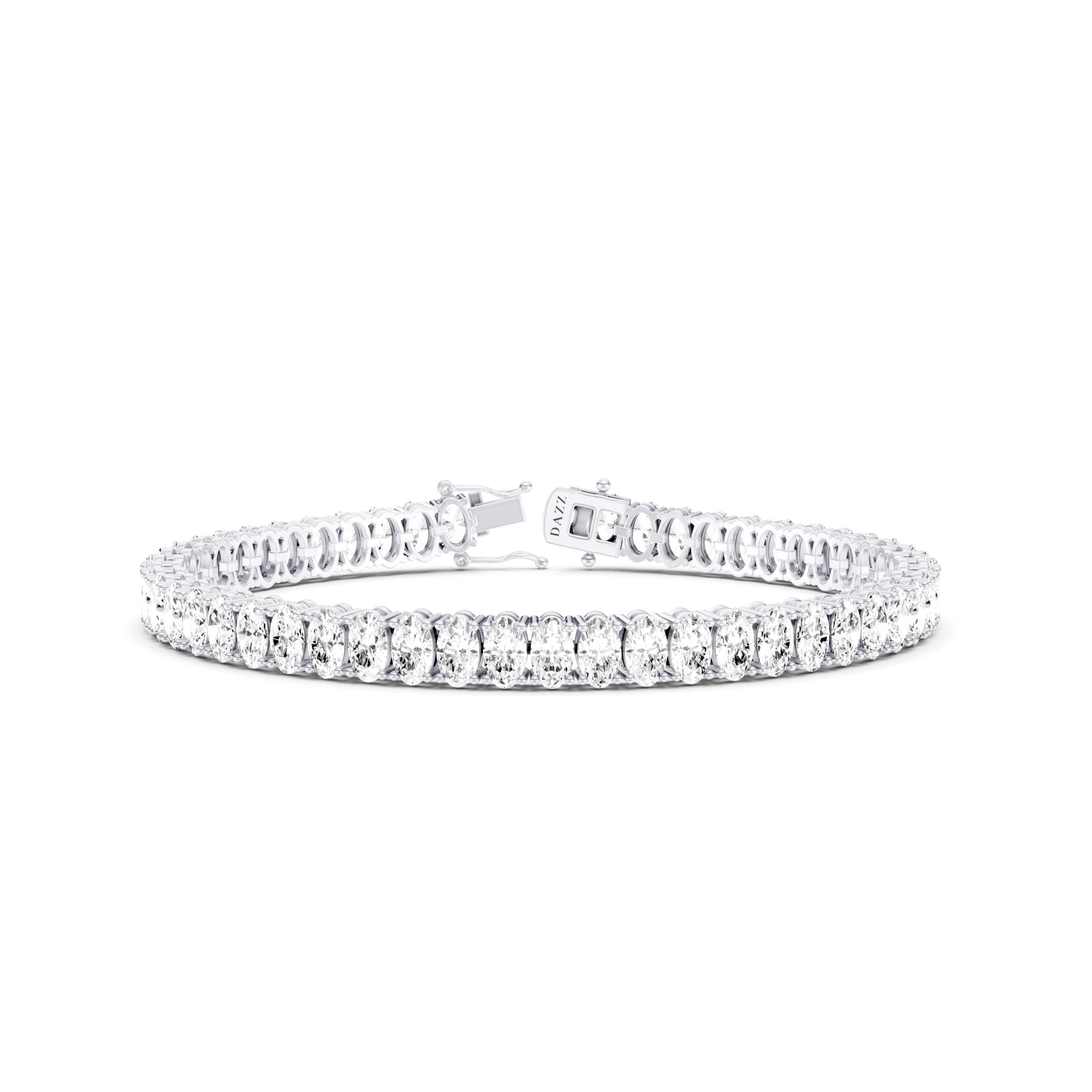 TENNIS BRACELET 15 CARAT OVAL