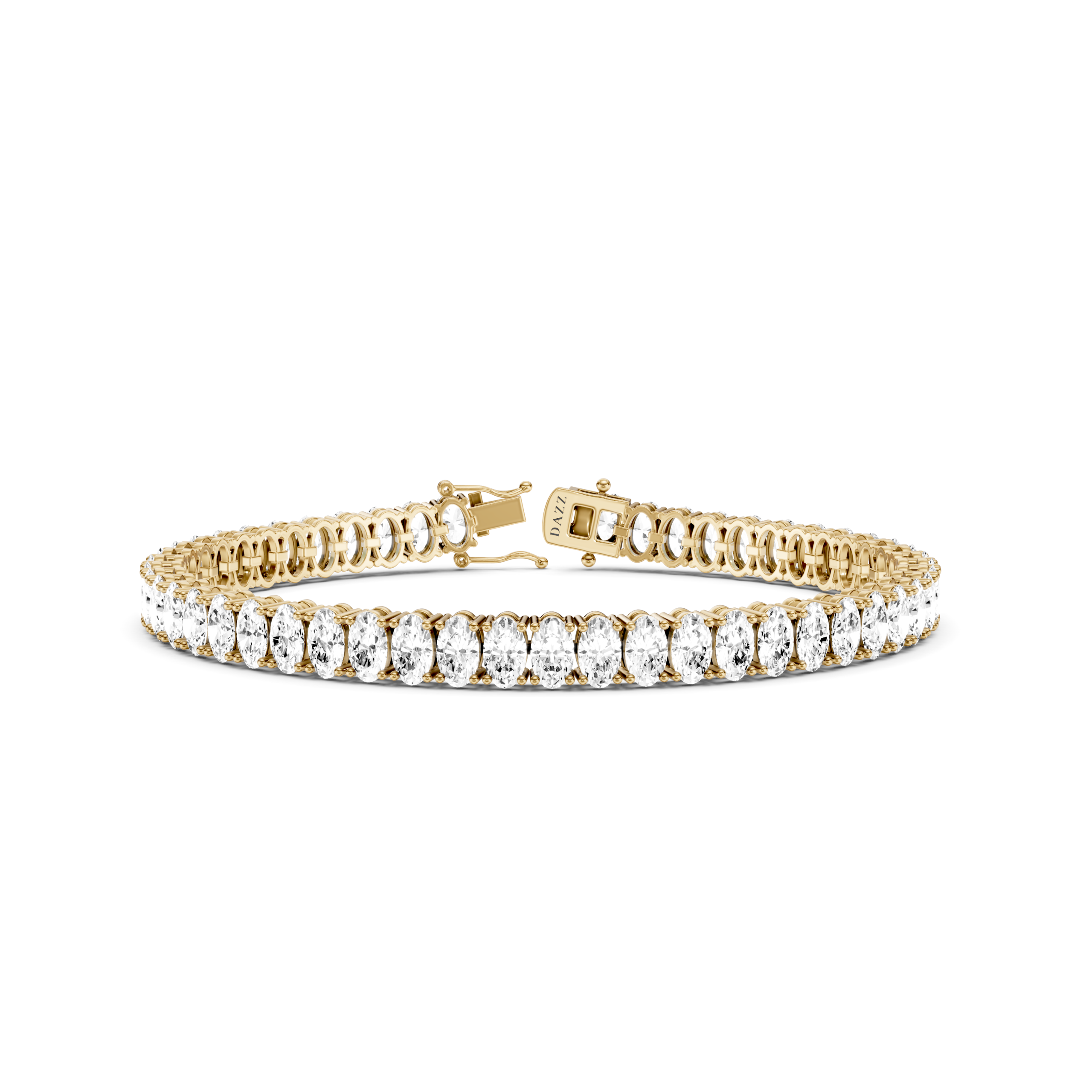 TENNIS BRACELET 15 CARAT OVAL
