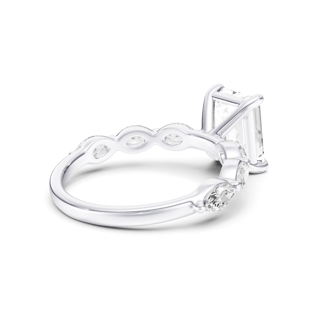 VALERISE solitaire marquise - emerald