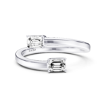 VERANIA Split ring - emerald