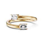 VERANIA Split ring - emerald