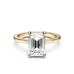 VERLENE Hidden Halo RING - emerald