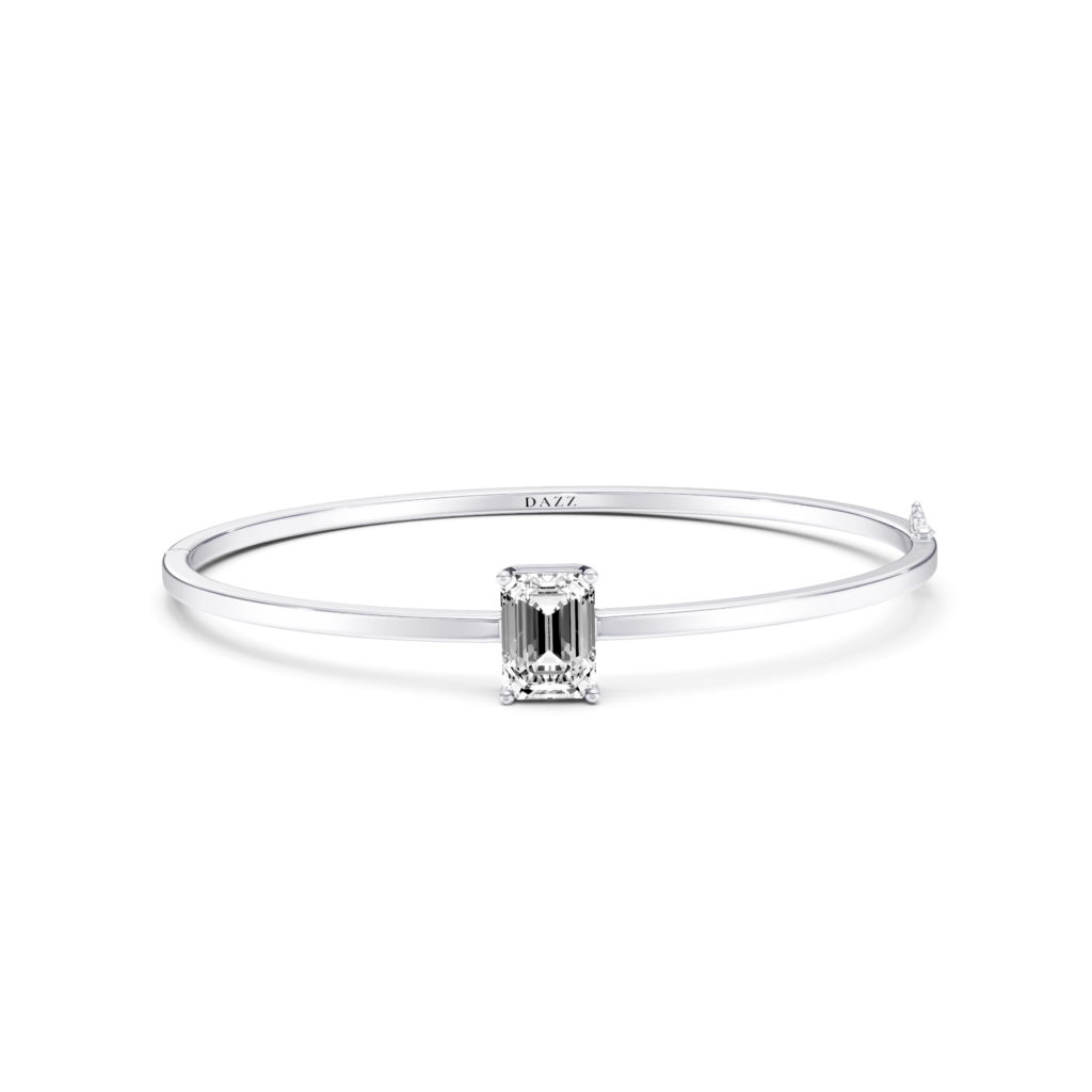 VIVRE - Bangle SOLITAIRE Emerald 2ct
