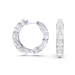 BELLE - FULL SETTING HOOPS Oval